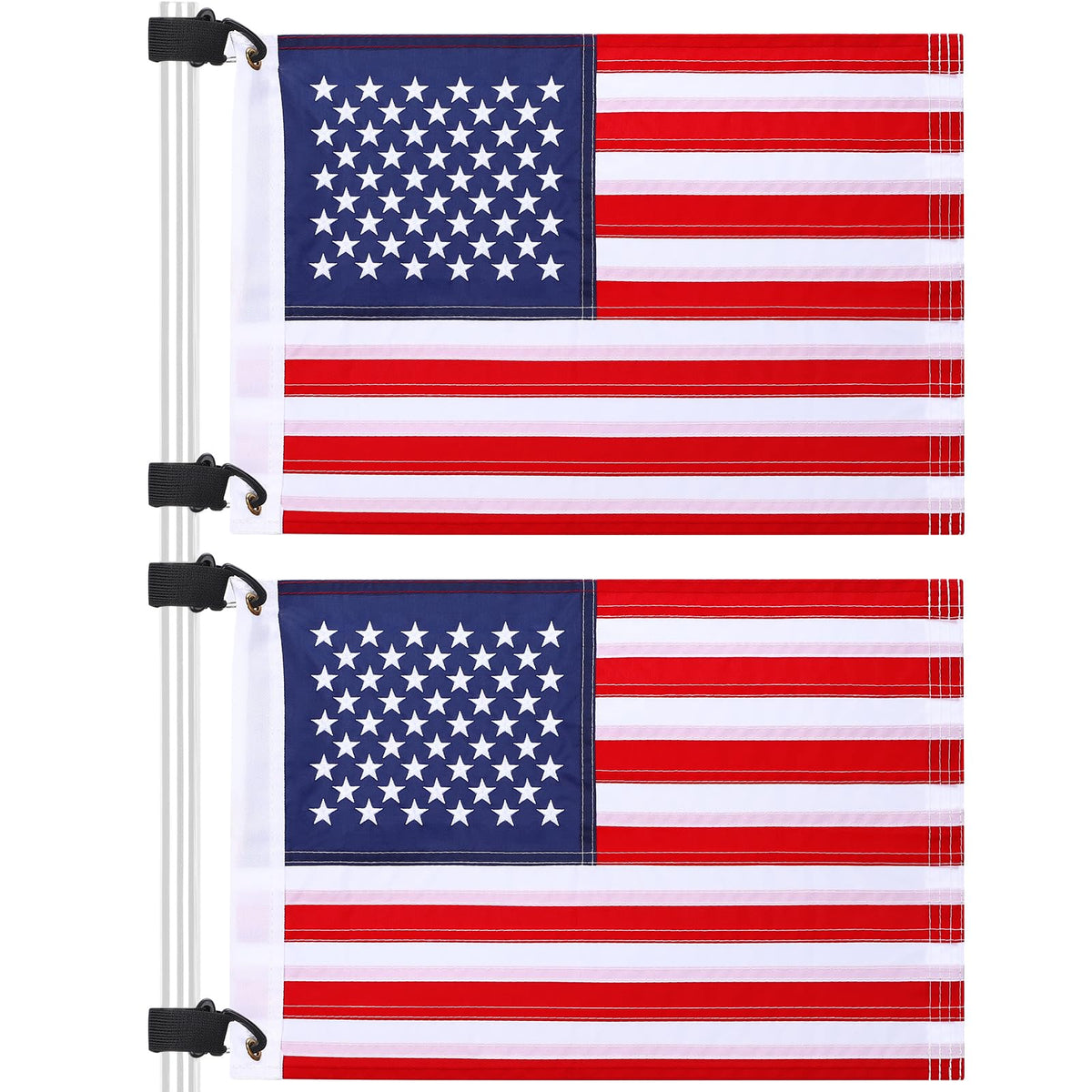 TOBWOLF flag, 12x18 with American embroidery for outdoor display.