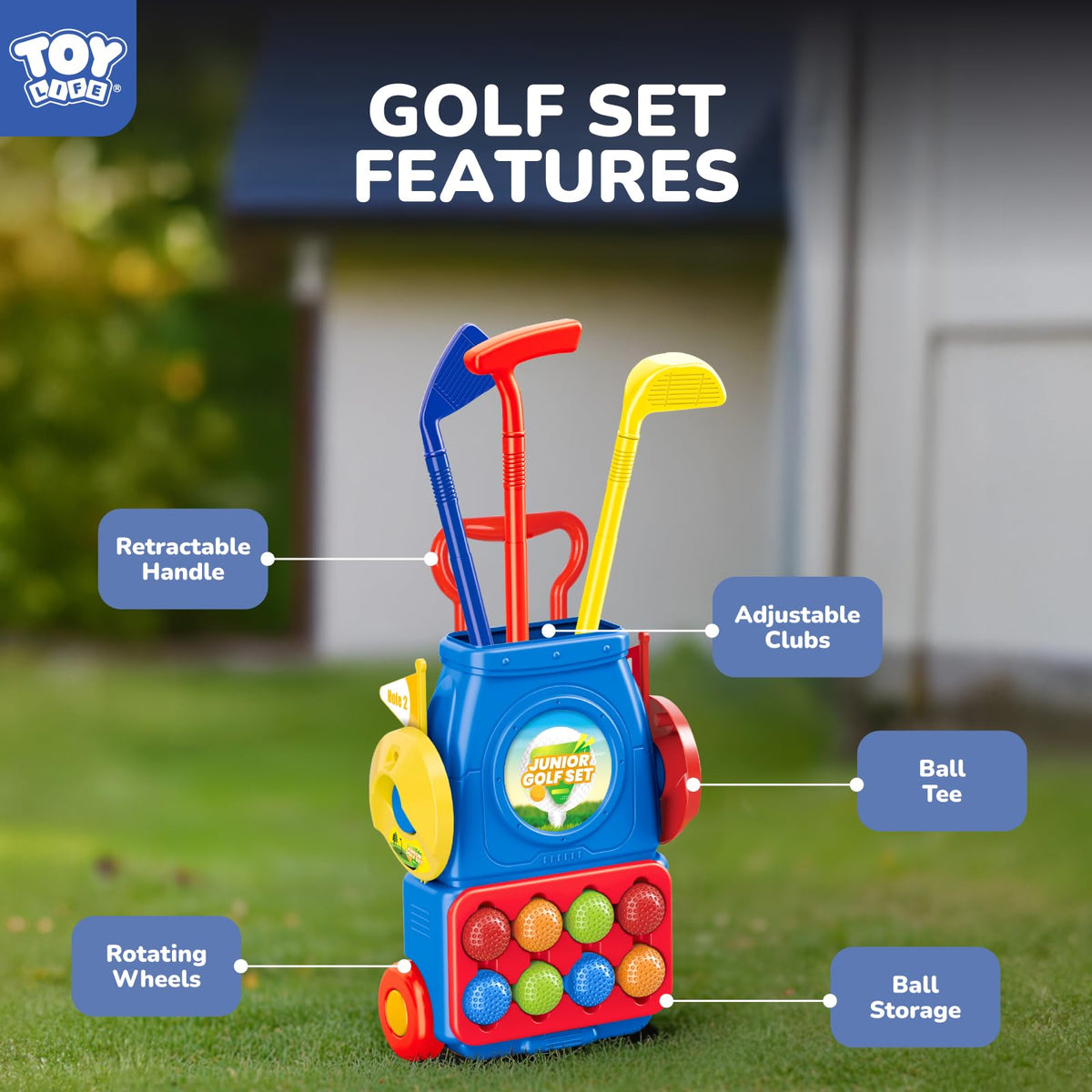 TOY Life colorful design captivates kids during imaginative play.