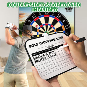 TOY Life Golf Chipping Game Set ground stakes secure setup on windy days.