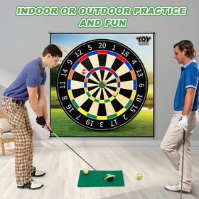 TOY Life Golf Chipping Game Set ropes help anchor layouts.