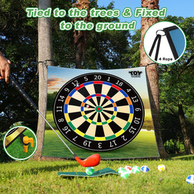 TOY Life Golf Chipping Game Set scoreboard for easy round tracking.