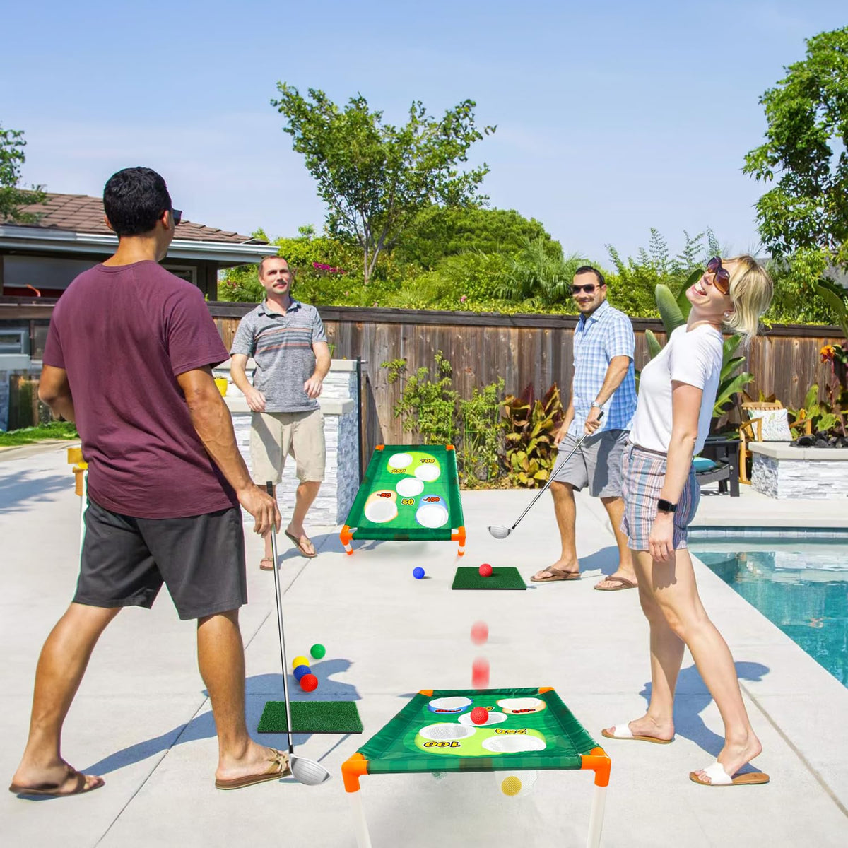TOY Life foam golf balls reduce risk and allow safe training sessions.