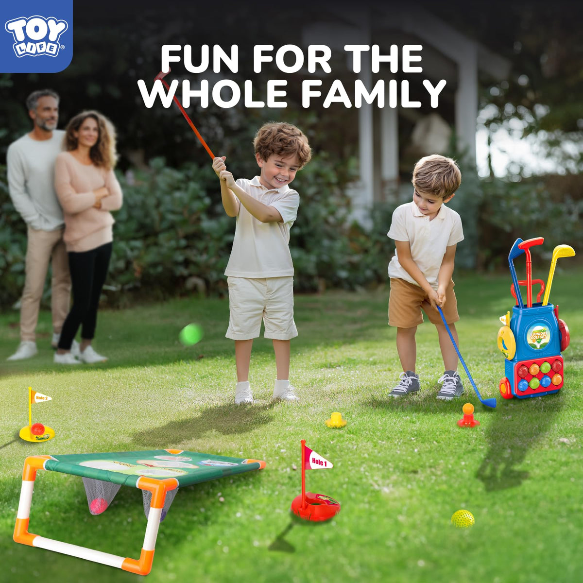 TOY Life Golf Board and Putting Mat for indoor practice