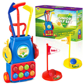 TOY Life kids golf cart ready for easy transport and play.