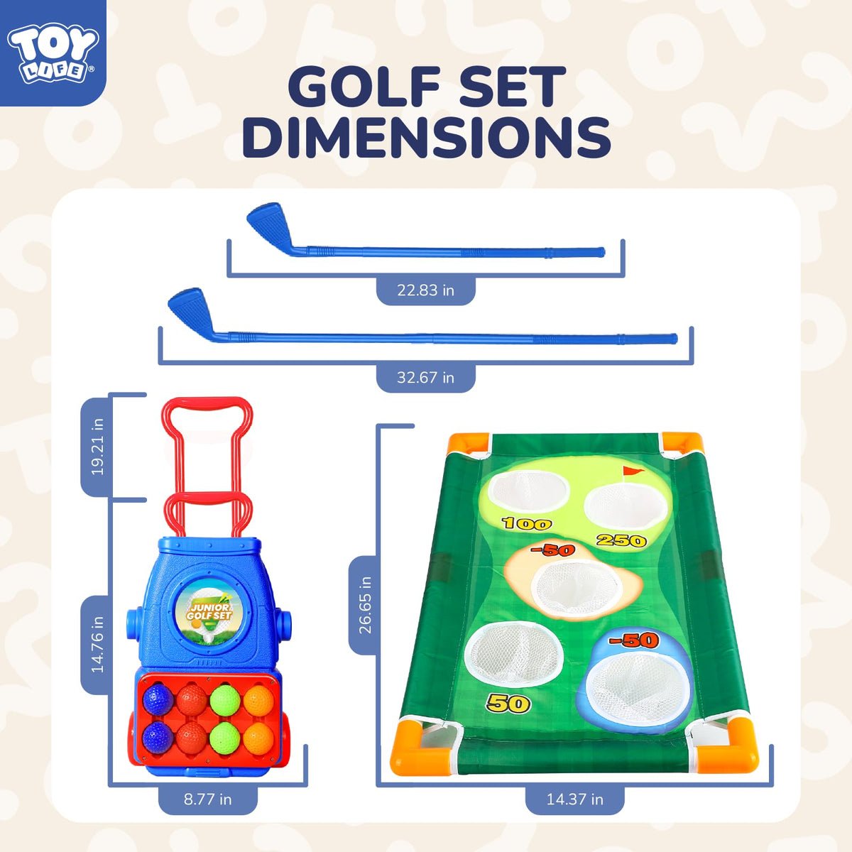 TOY Life two holes and flags for custom courses