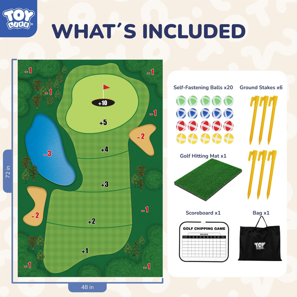 TOY Life score card to track points in a friendly match.