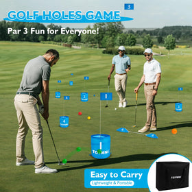 TOYMNI golf game set carry bag included for easy transport