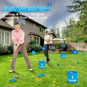 TOYMNI golf game set colorful balls for vibrant play