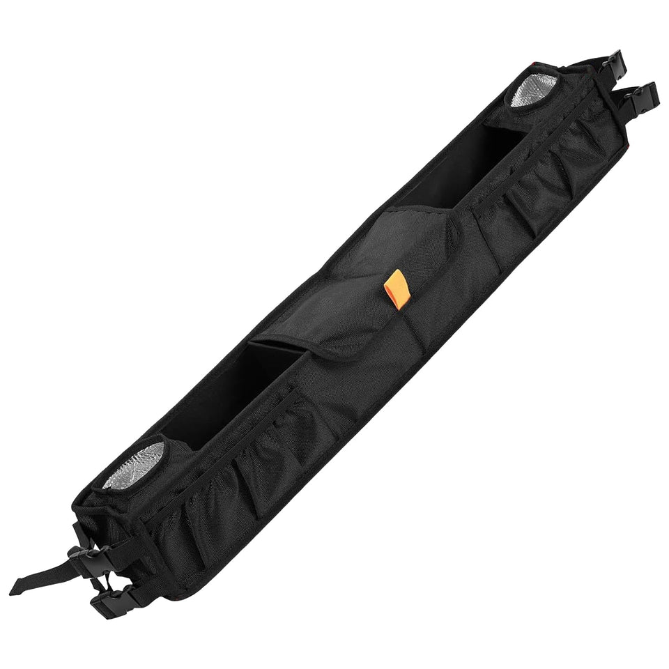 Toyosport Golf Cart Organizer Bag front storage enables quick access to essentials.
