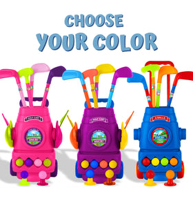 ToyVelt Toddler Golf Set Blue — promotes active, imaginative play away from screens.