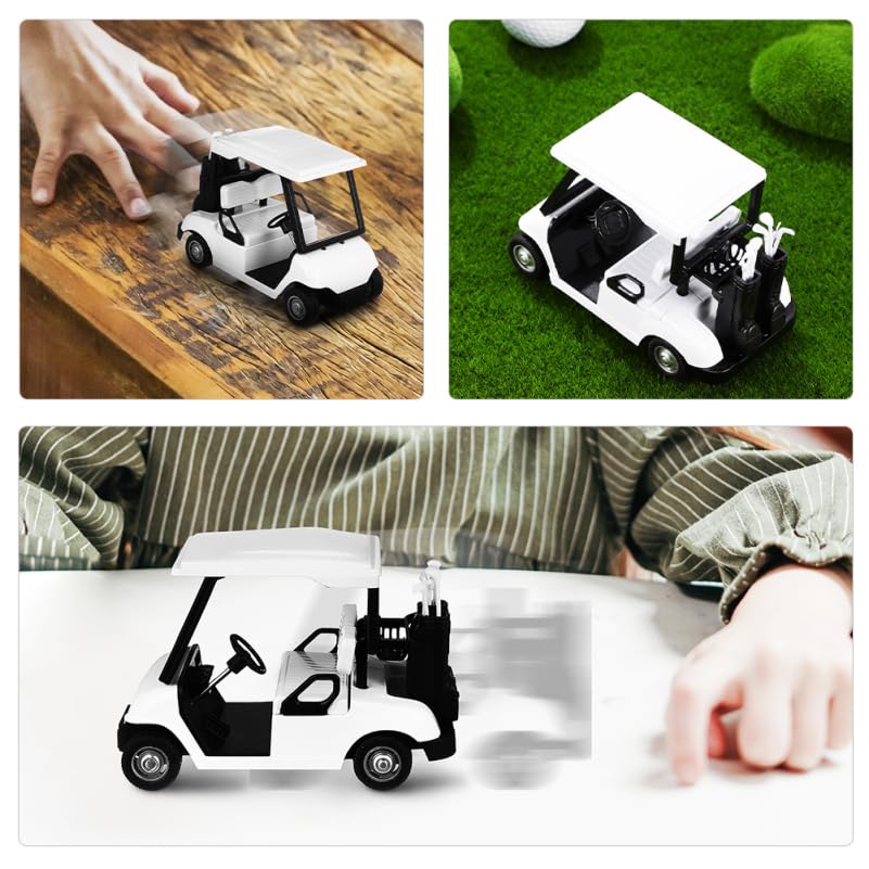 Toyvian diecast golf cart collectible, ideal for gifts