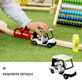 Toyvian golf cart birthday cake topper for festive celebrations