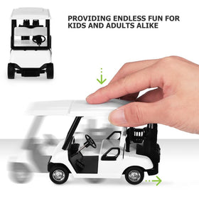Toyvian mini golf cart desktop ornament for golf-themed parties