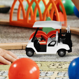 Toyvian miniature golf cart collectible with durable finish
