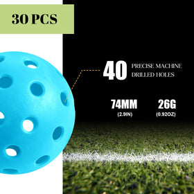 Tradder 40-hole design practice balls rose-red for consistent training