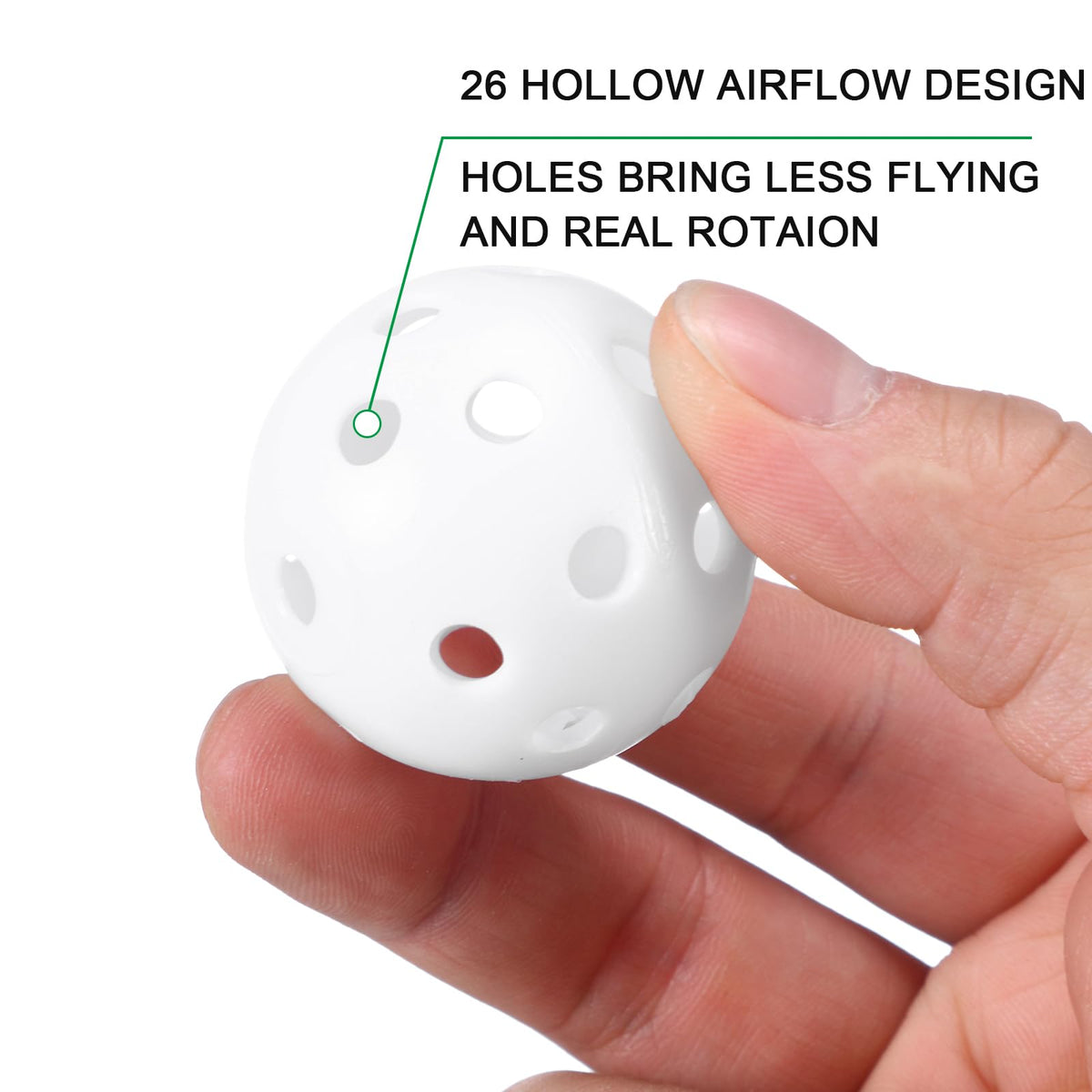 Tradder backyard golf practice balls for versatile training