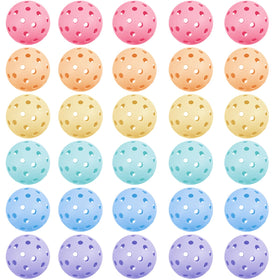 Tradder golf practice balls with 40 holes for stable flight and visibility.