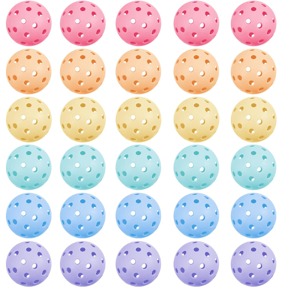Tradder golf practice balls with 40 holes for stable flight and visibility.