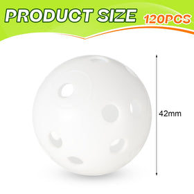 Tradder 42mm training golf balls for indoor and outdoor practice