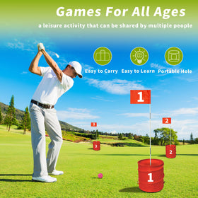 TrailMlix golf bucket yard game balls for indoor or outdoor use