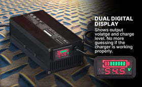 Traktronix multi-stage charging diagram illustrates efficient battery maintenance.
