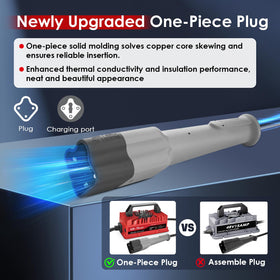 TRAMROOT one-piece plug design ensures weatherproof, easy plug-in every time.