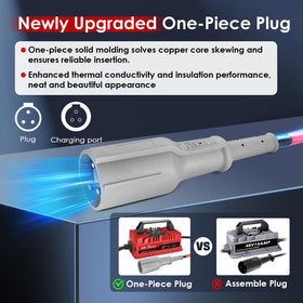 Secure one-piece plug design ensuring solid connection for Club Car