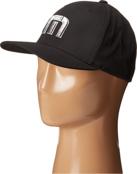 TravisMathew Donnelly golf cap front embroidery adds bold color to your look on the course