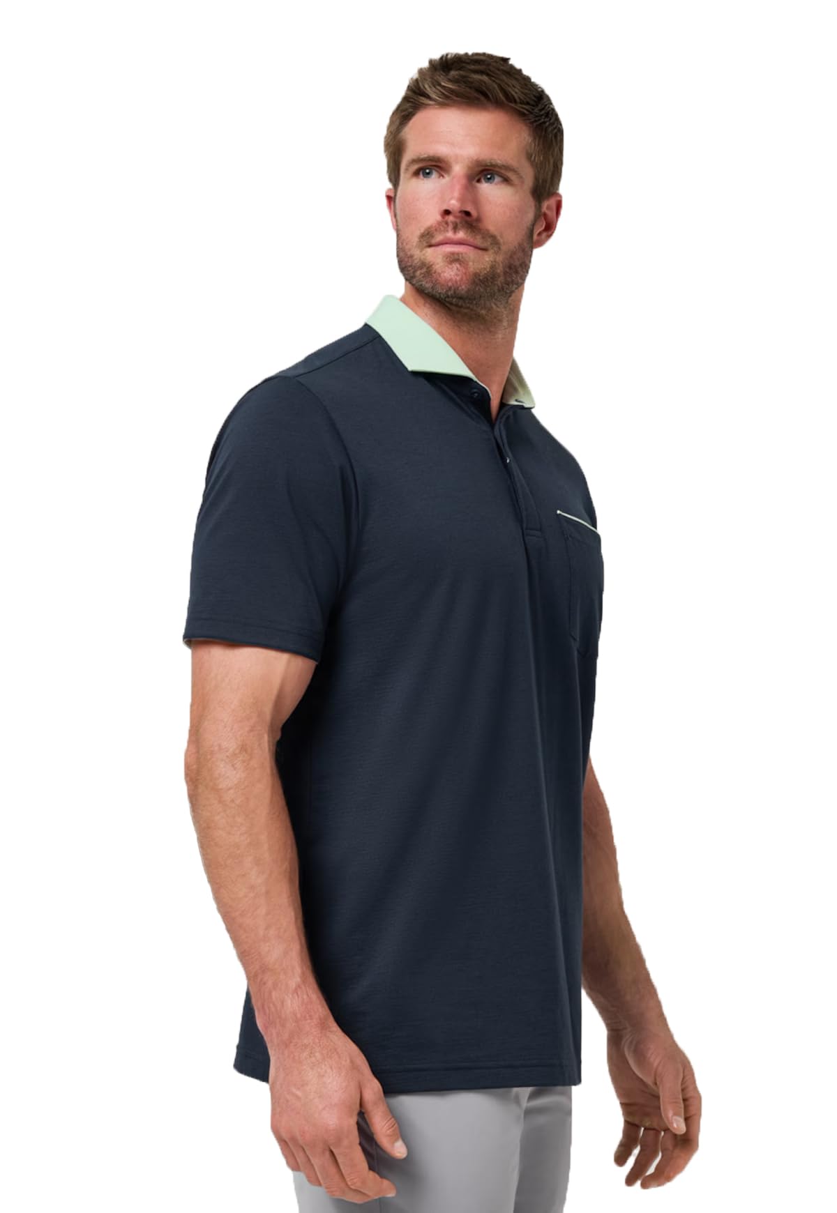 TravisMathew Fairway to Heaven back view, clean lines for a polished look.