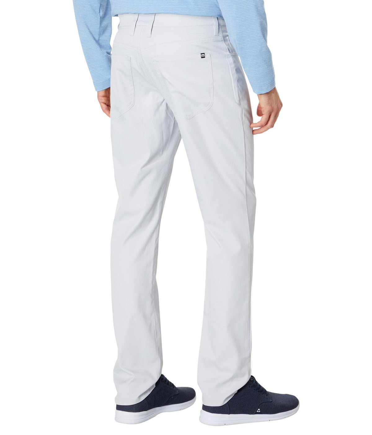 TravisMathew Perfect Pant demonstrates enhanced stretch for smooth movement during daily activities.
