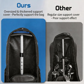 Treasdamic aluminum alloy poles offer lightweight strength for travel