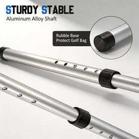 Treasdamic golf travel bag base widened provides stable cushioning during transport