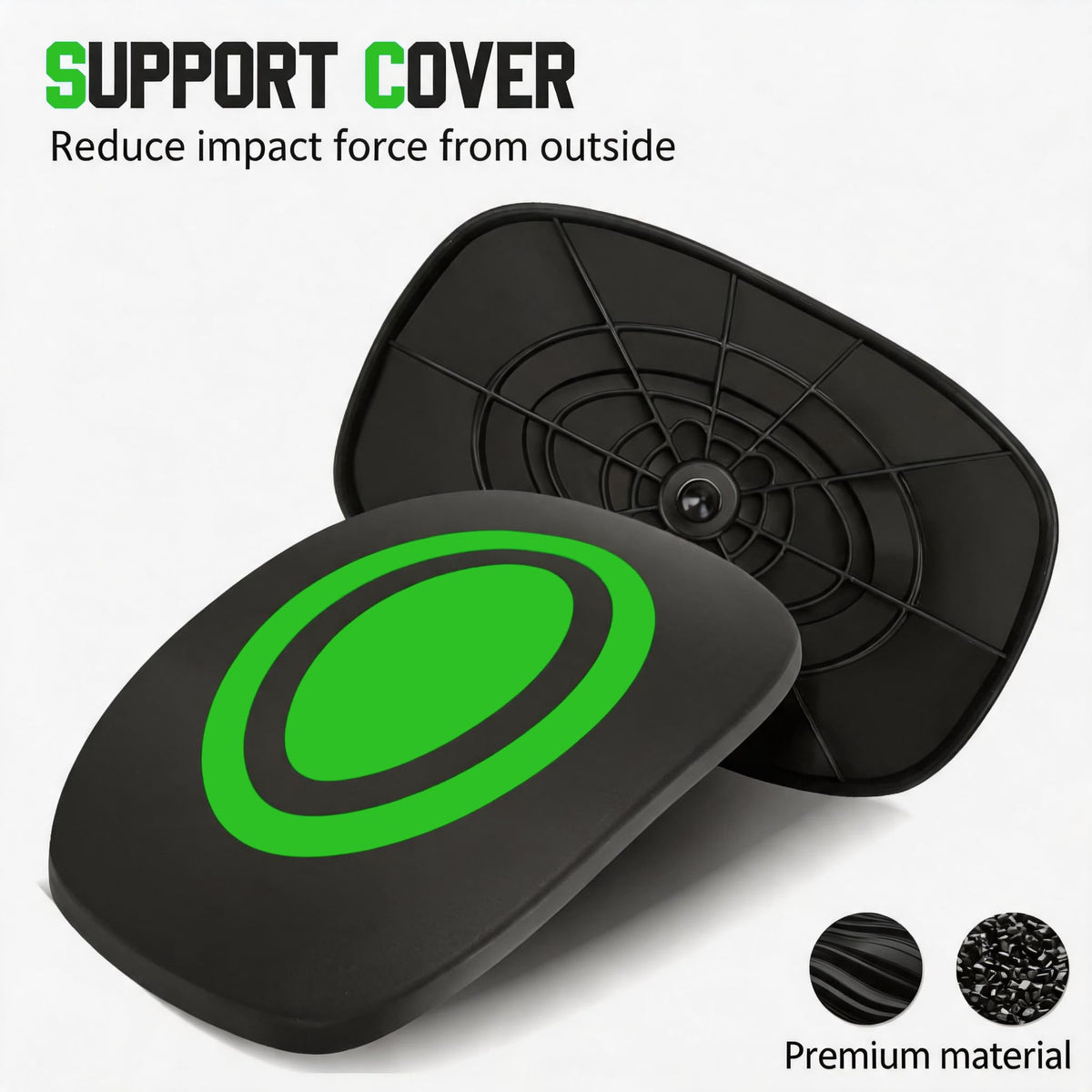 Treasdamic umbrella-cover protects clubs from movement during transit.