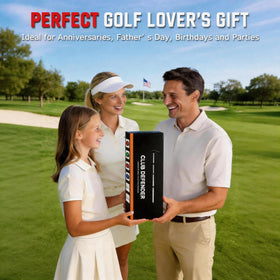 Treasdamic red travel pole adds visibility and style while guarding clubs