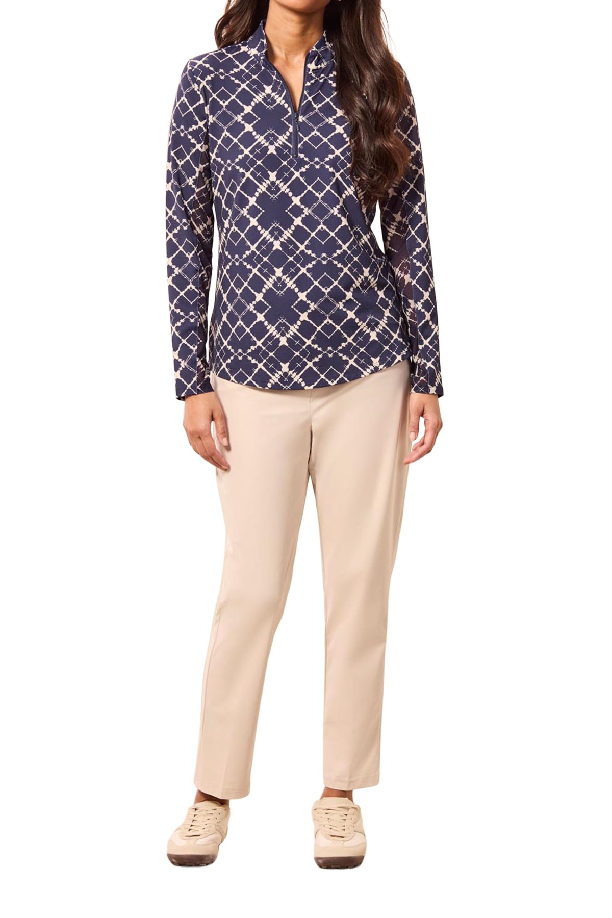 Tribal Women's Sport Pant side view highlights straight fit for versatile styling.