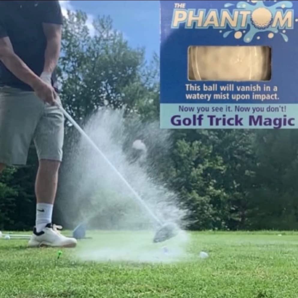 Trick Golfball Collection-packaging shows eight-piece gag set