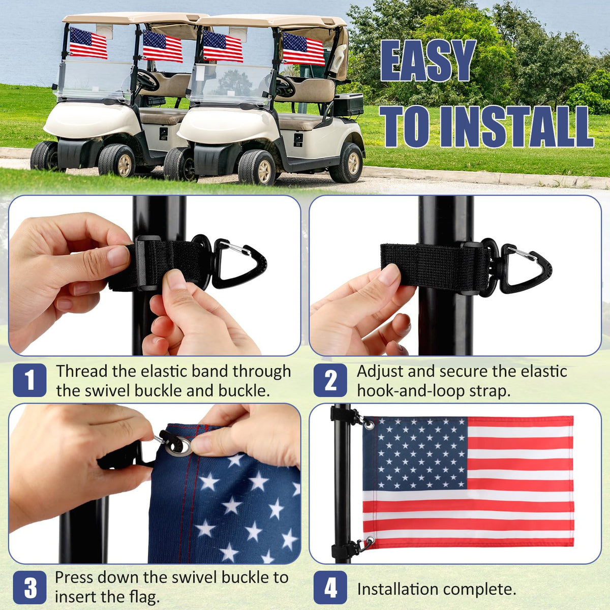 Compact and portable TRINKA flag storage for travel