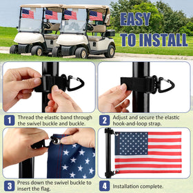 Compact and portable TRINKA flag storage for travel