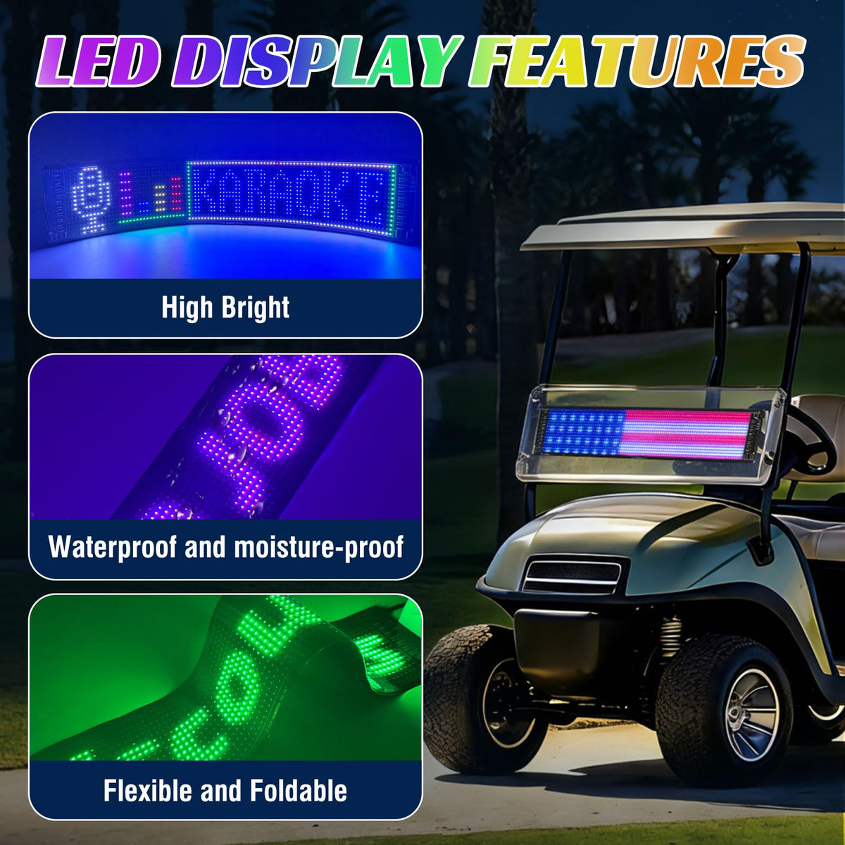 TRINKA dynamic animations display with multiple modes for personalized visuals.