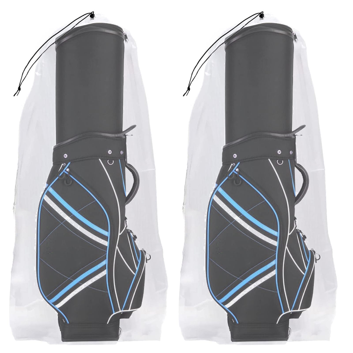 TRINKA golf bag cover 31x62 inches keeps gear visible and protected.