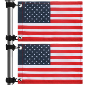 TRINKA golf cart flag with elastic strap for quick secure attachment on rides