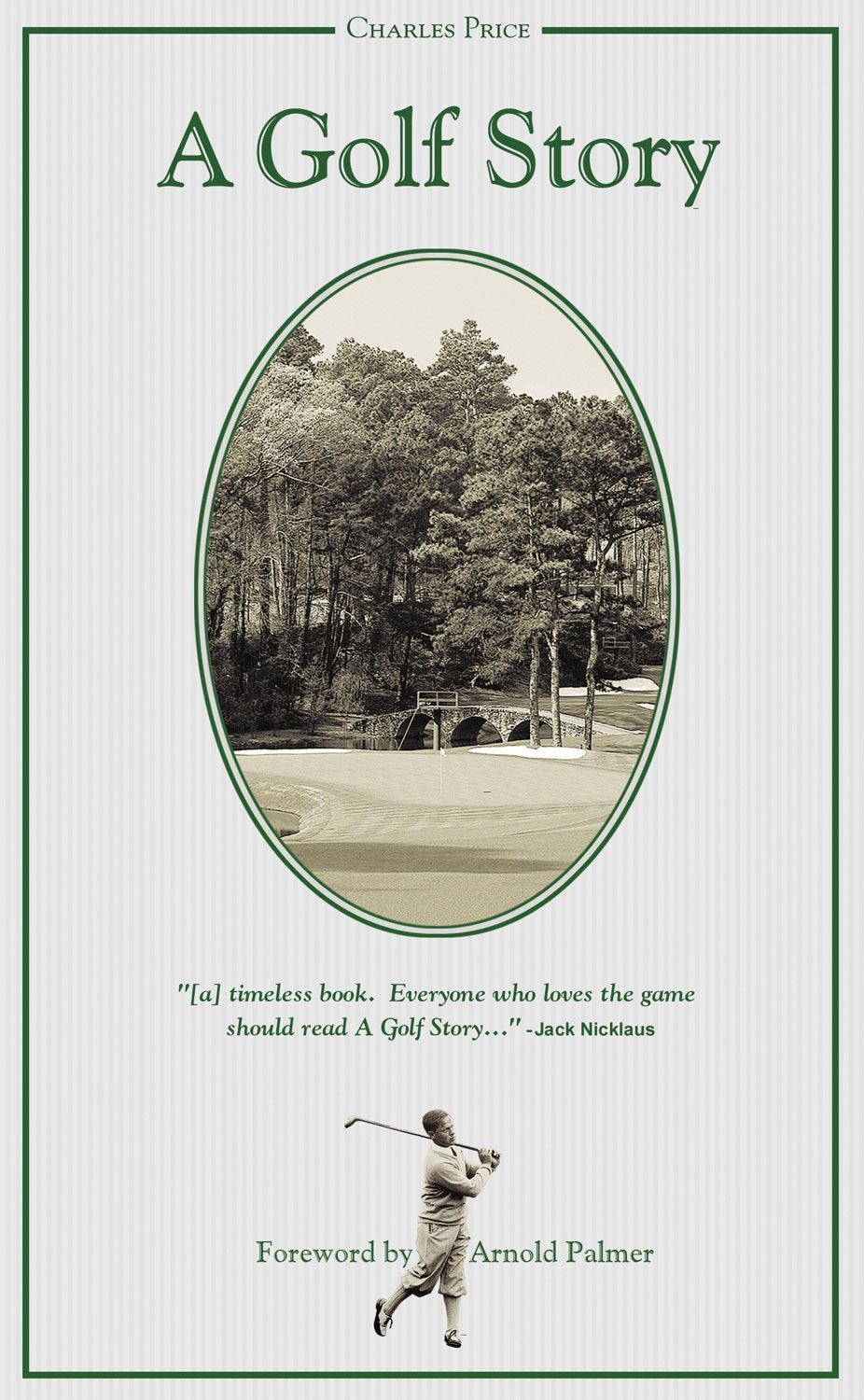 Triumph Books' A Golf Story cover featuring Bobby Jones at Augusta National, ideal for golf history enthusiasts.