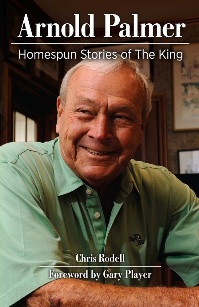 Triumph Books' Arnold Palmer Homespun Story cover offers intimate, entertaining insights beyond the public image