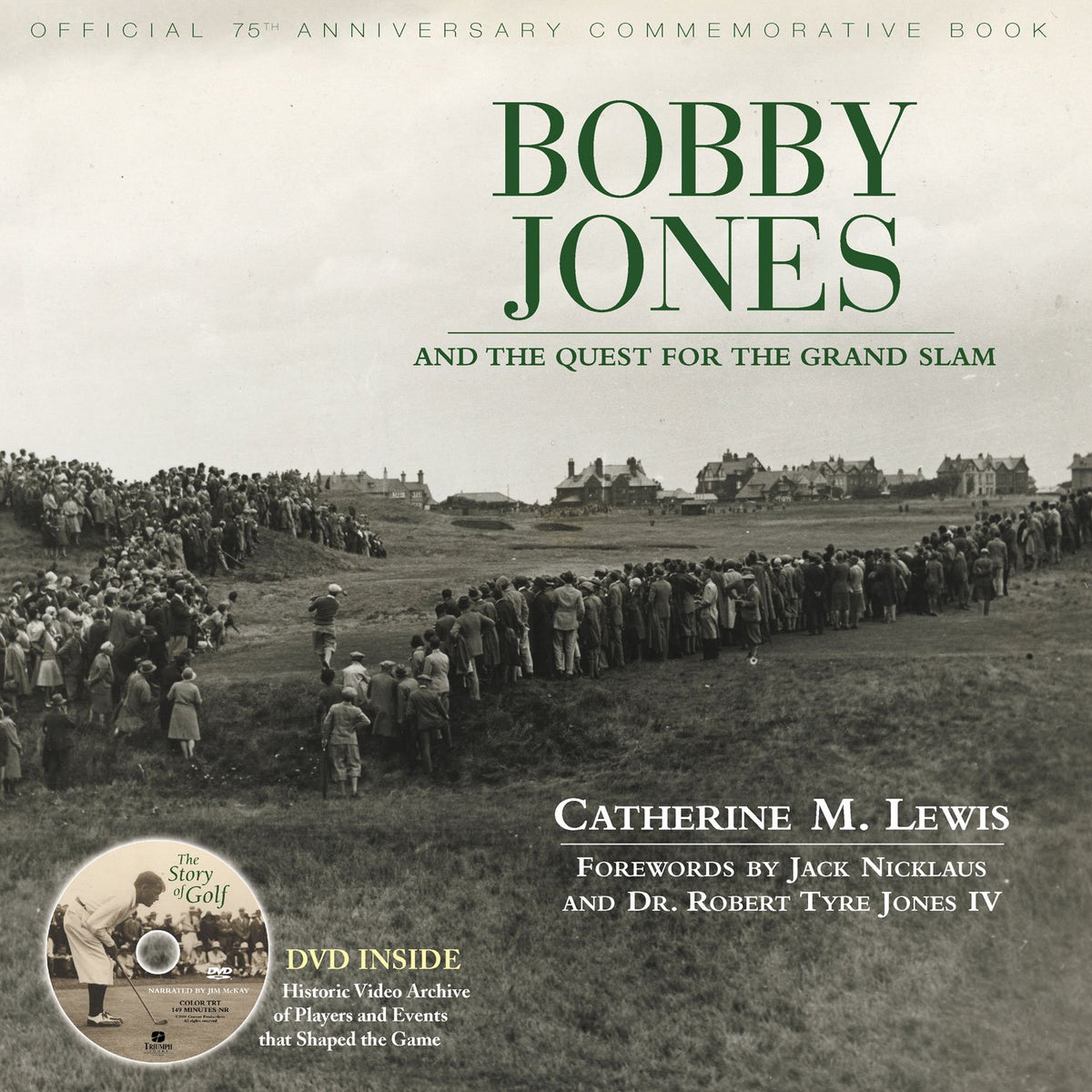 Triumph Books Bobby Jones Grand Slam cover, ideal for golf history research and nostalgia