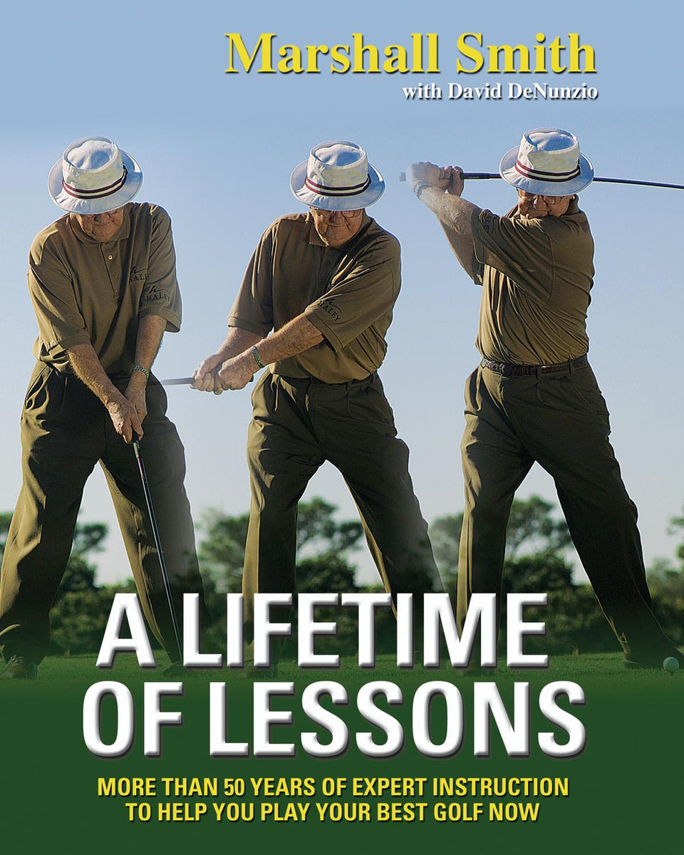 Triumph Books A Lifetime of Lessons book cover showing expert golf instruction for all levels