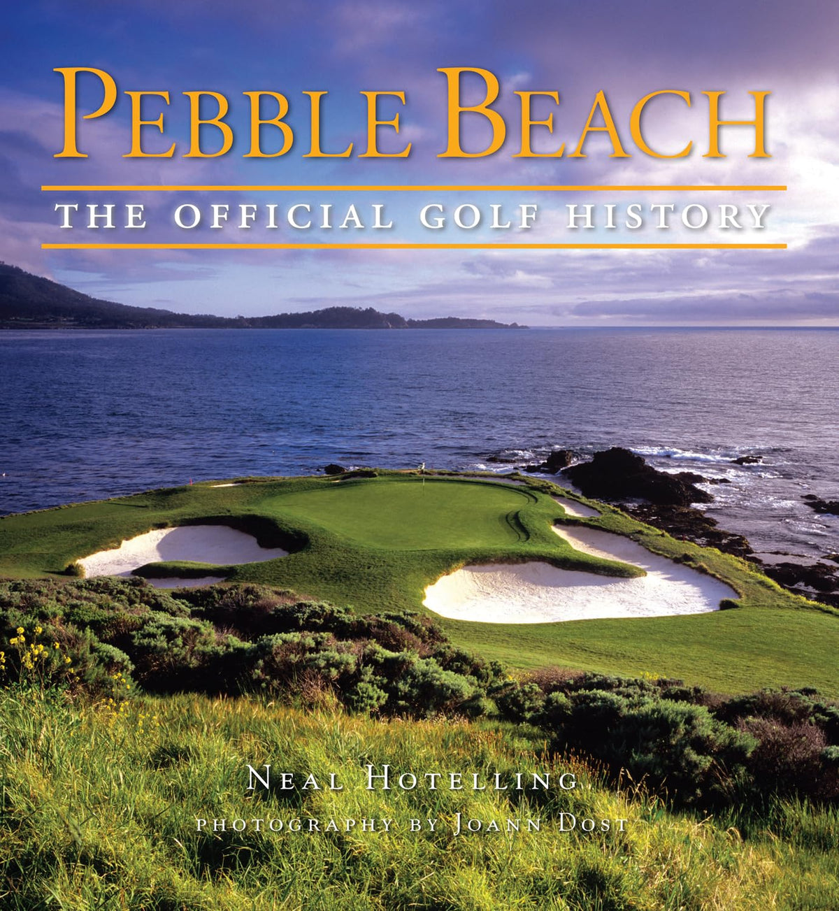 Triumph Books Pebble Beach official history cover for golf fans seeking rich archival photography