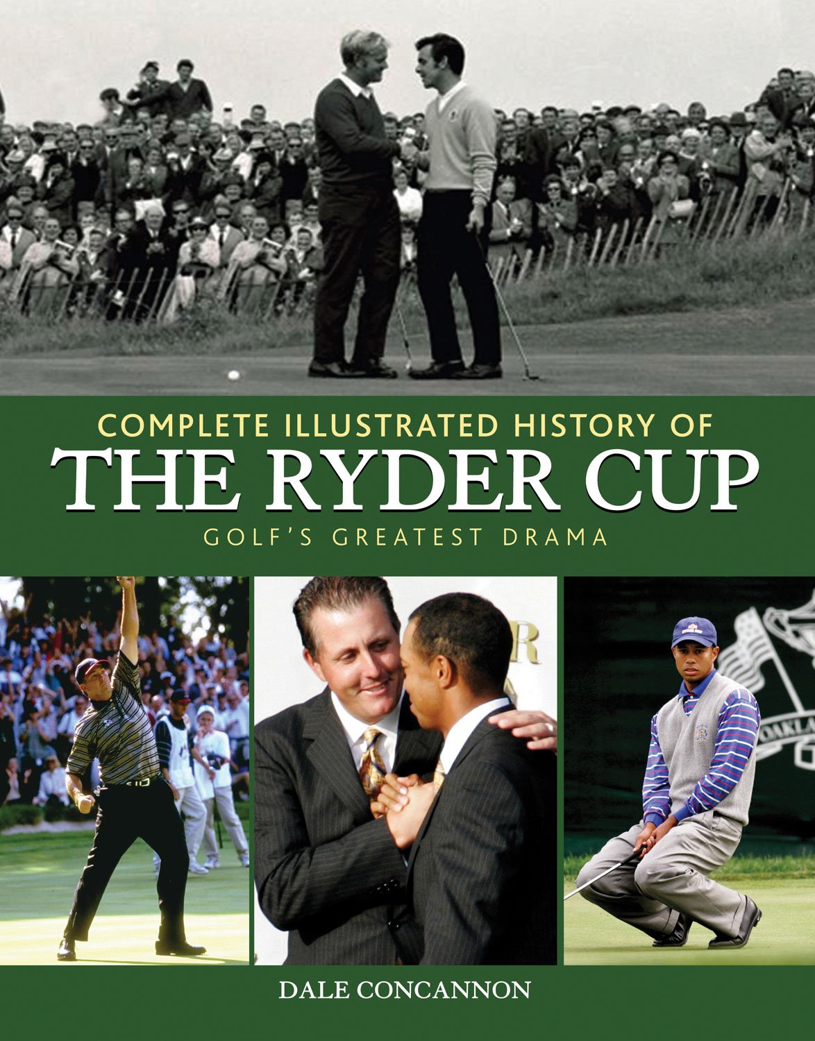 Triumph Books Ryder Cup history cover highlights iconic moments for golf fans.