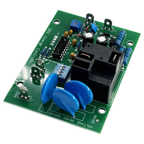Packaged Trucktok 36V power control input board with fuses and pillars.