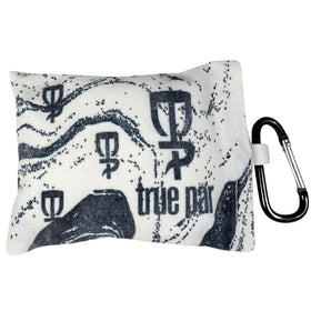 True Par chalk bag marbled with carabiner for quick access during rounds