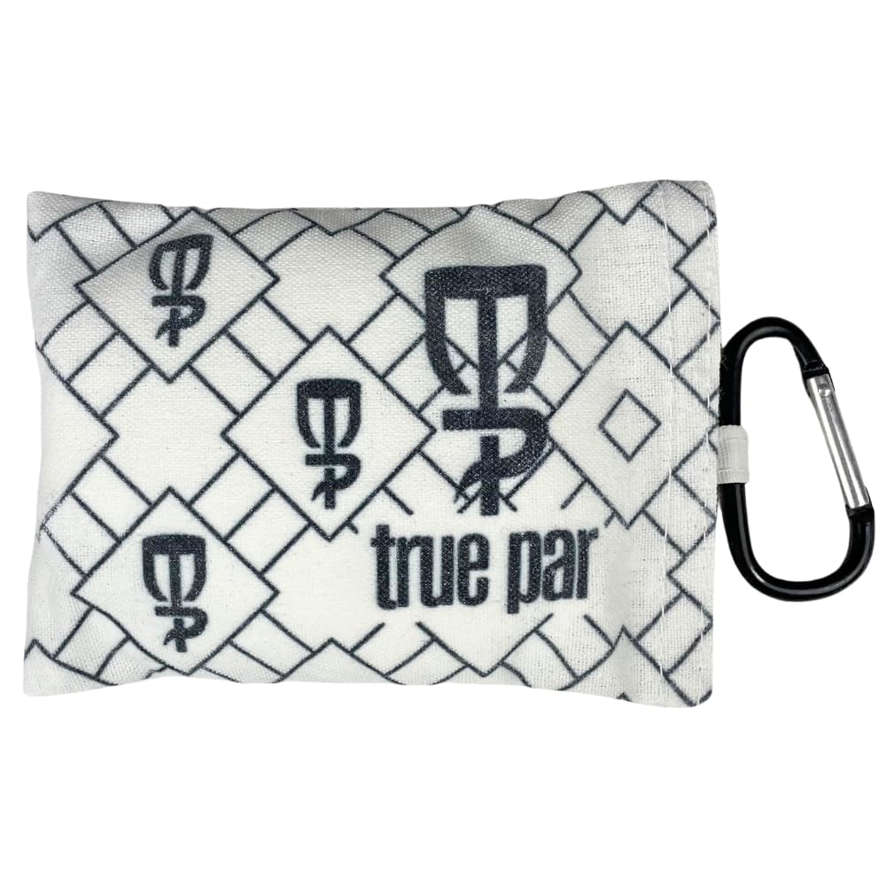 True Par Disc Golf Chalk Bag with extra chalk balls helps you start strong.